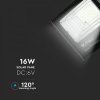 LED napelemes reflektor 16W-os napelemmel, 1050lm, IP65, 10000mAh/2-PACK!