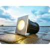 LED zseblámpa LUKKA feltöltő, földbe épített GU10, IP67, max 4W, négyzet [SLIP012016]