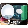 LED FALI LÁMPA PIR ÉRZÉKELŐVEL 15W, 1300LM, FÉNYSZÍNVÁLTOZÁS 3000/4000/6000K/2-PACK!