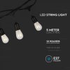 LED lánclámpa + 10 x E27 LED izzó,[WOJ+14072]