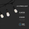 LED láncfény + 15xE27 LED izzó gratis!