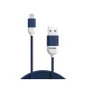 PANTONE KÁBEL MFI USB-A – LIGHTNING 1,5 M, 2,4 A, KÉK [GSM174227]