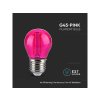 RETRO LED IZZÓ E27 2W, 60LM, G45, RÓZSASZÍN