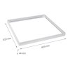 Összecsukható takarólemez 62x62-es panelekhez, fehér [ACC+035070_FRAME]