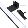 LED fürdőszobai világítás a tükör fölé 12W, 780lm, fekete [WO828-BLK]
