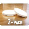 LED lámpa mikrohullámú sütővel és fényérzékelővel 18W, 1830lm, IP44, 4000K, kerek, fehér keret/2-PACK!