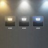 Beépíthető LED-panel 12 W-os tápegységgel, 1320 lm, Backlit, négyzet