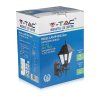 Fali lámpa 1xE27, fekete, IP44/2-PACK!