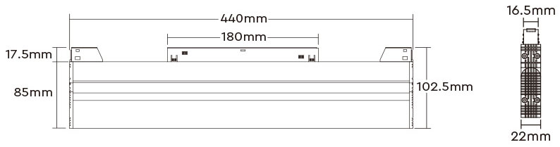 miboxer-48V-mrizkove-svitidlo-naklapeci-rozmery-20W