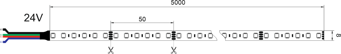RGB-120LED-24V