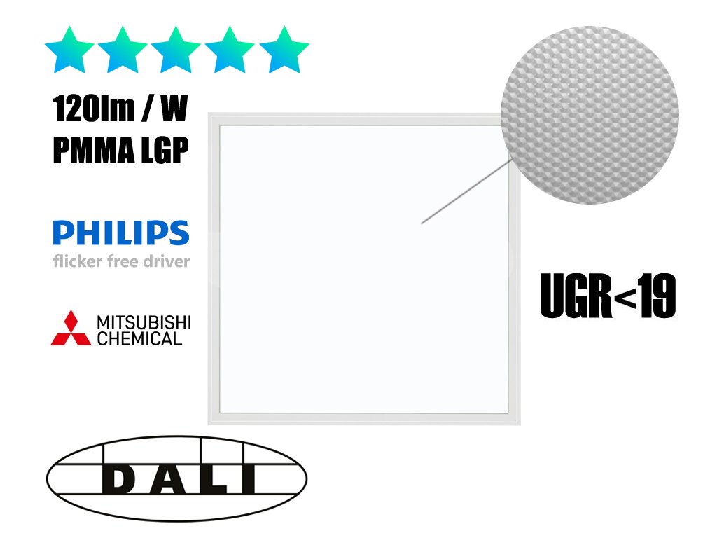 DALI UGR stmivatelny dim led panel 60x60(1)