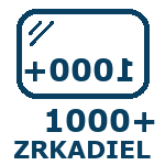 Viac ako 1000 typov zrkadiel