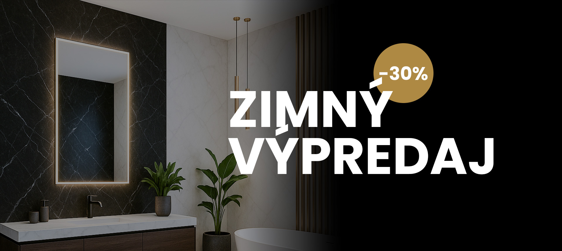 zrkadlo z podsvietením black friday