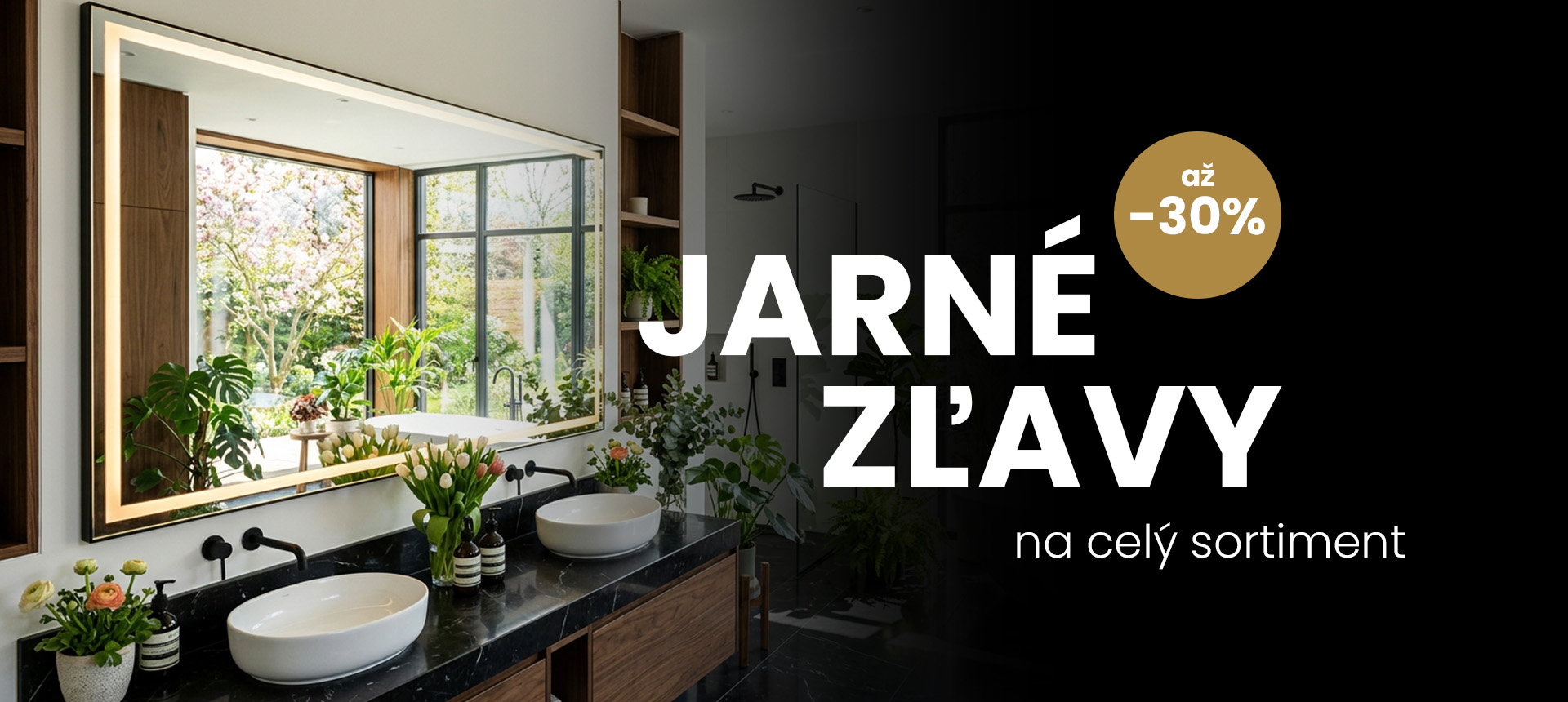 zrkadlo z podsvietením black friday