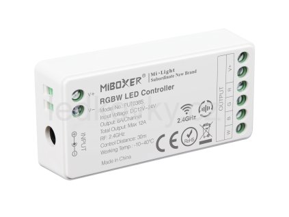 RGB-přijímač-RGBW/WW-4x6A-RF-4 kanály