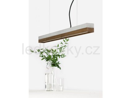 GANTLights, Beton+Ořech, 92 cm
