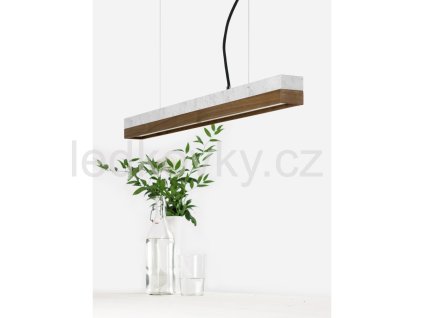 GANTLights, Mramor Carrara+Ořech, 92 cm
