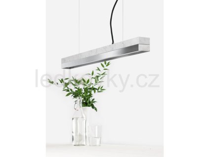 GANTLights, Mramor Carrara+Nerez, 92 cm