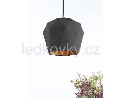 GantLights, Tmavý beton+Zlatý vnitřek
