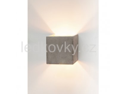 NS GANTLights, světlý beton + stříbrný vnitřek