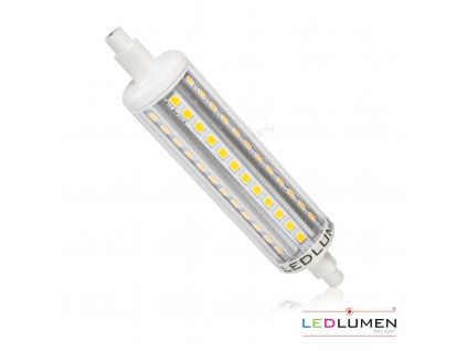 Ledlumen LED 7W - R7s náhrada velké halogenové trubice 72xSMD2835 118mm CCD Teplá