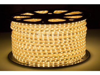 LED pásek 230V 1m 120ks 2835 11W/m silikon Teplá