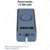 Power banka 73 500 mAh