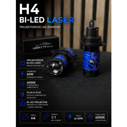 H4 BI-LED LASER