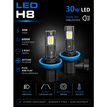 H8/H11/H9 30w LED 2025