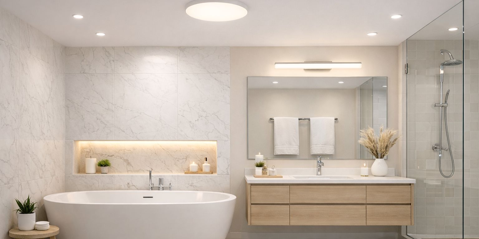 Jak vybrat svítidlo do koupelny?