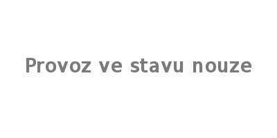 Provoz ve stavu nouze