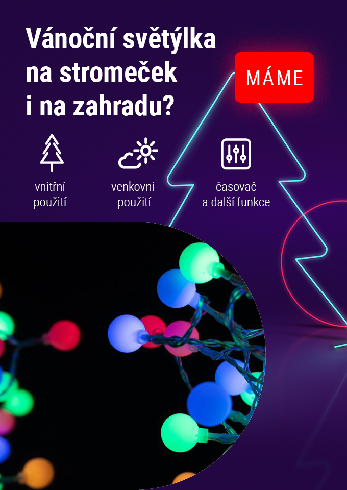 Světýlka na stromeček