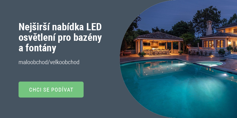 Světlo do bazénu