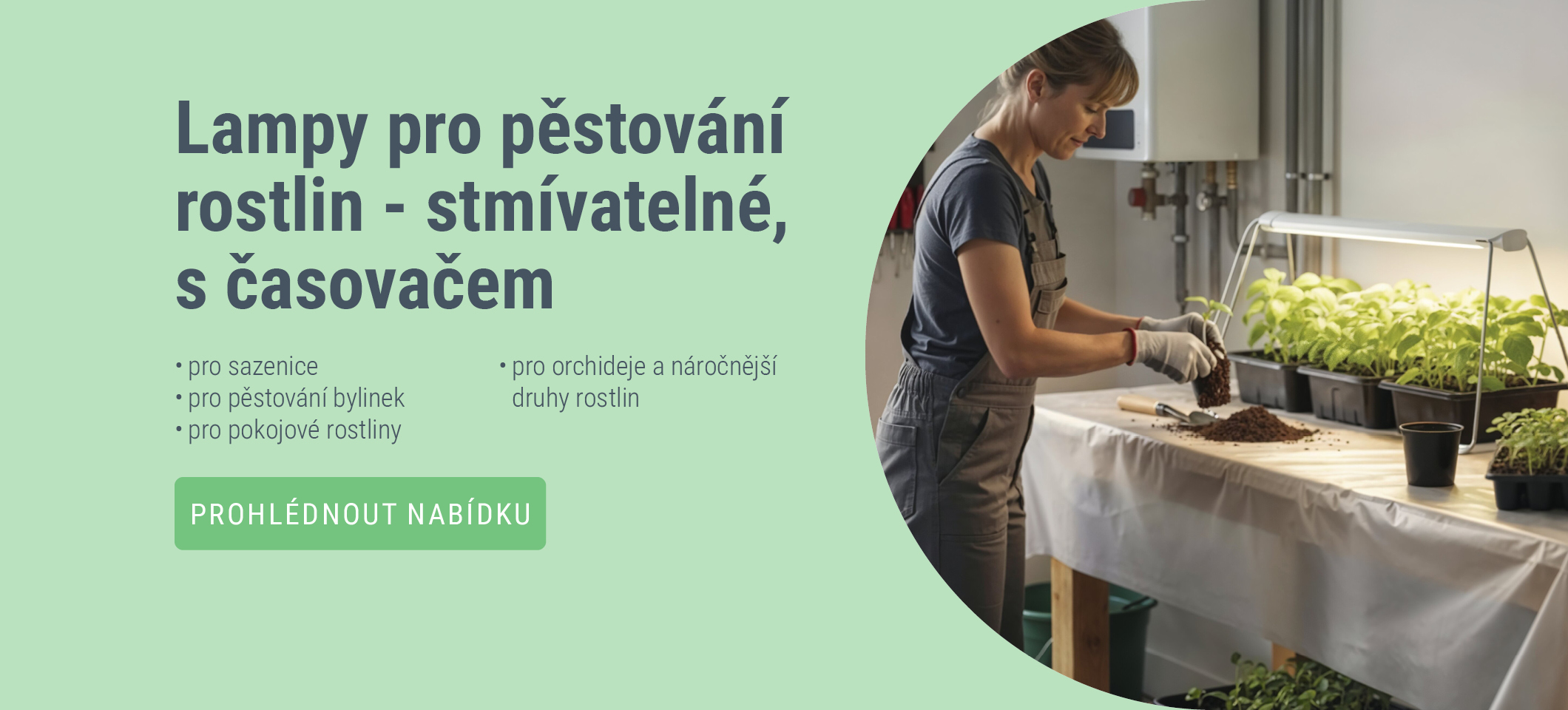 Lampy na pěstování rostlin