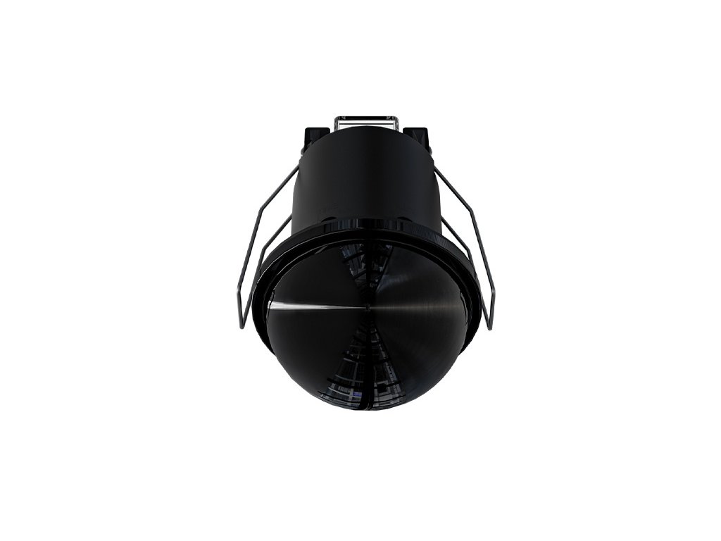 Přítomnostní PIR SENSOR P stropní 360° vestavný, IP54 černá