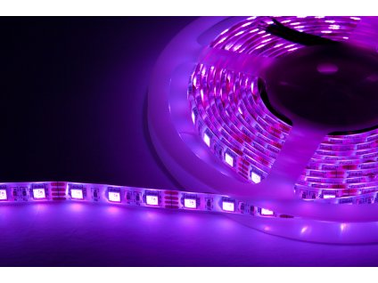 LED pásek samolepící 14,4W/m, 12V, IP54 - RGB cena za balení 5m, skladem 40m za akční cenu