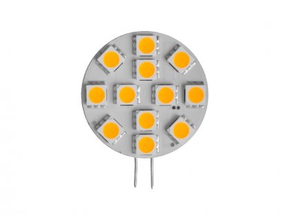 LED žárovka G4, 12V AC/DC, 2,5W (teplá bílá)