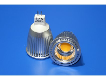 LED bodovka MR16, 7W, 12V, teplá bílá