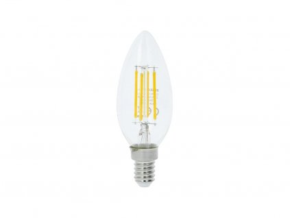 1761 1 1761 1 tesla led zarovka filament retro svicka e14 4 2w 230v 470lm 25 000h 2700k tepla 360st cira (2)