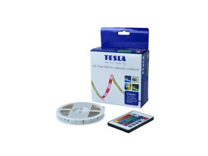 Tesla - LED pásek, 30LED/m, délka 2m+1,5m, 10mm, RGB, SMD5050, IP20