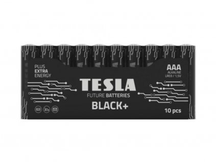 Tesla BLACK+ AAA tužková baterie 10ks, smršťovací fólie
