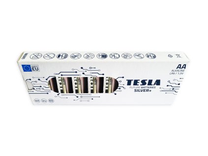 Tesla SILVER+ AA tužková baterie 10ks, EU edice