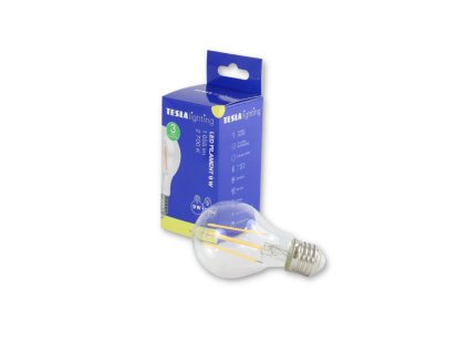 Tesla - LED žárovka FILAMENT RETRO BULB, E27, 9W, 230V, 1055lm, 2700K teplá bílá, 360st,čirá