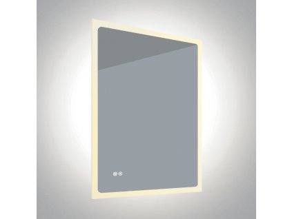 Zrcadlo s osvětlením a odmlžením, stmívatelné, čtvercové, 20W, 3000-6500K