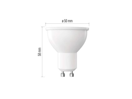 LED žárovka Classic MR16 / GU10 / 7 W (60 W) / 800 lm / teplá bílá / stmívatelná
