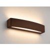 Venkovní nástěnné LED svítidlo BLOCO 10W, rez