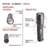CREE LED nabíjecí kov. svítilna Ultibright 90, 1200lm