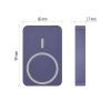 Powerbanka EMOS WI 1046, 10000mAh, 20W + Wireless, modrá