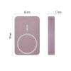 Powerbanka EMOS WI 1046, 10000mAh, 20W + Wireless, lososová