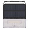 Solární LED reflektor SOLO s pohybovým čidlem, černý, neutrální bílá
